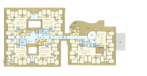 フロア図：なごみの郷 2階